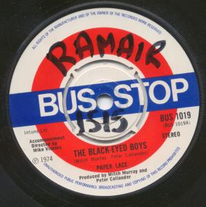 Paper Lace - Black-Eyed Boys - 7 Inch