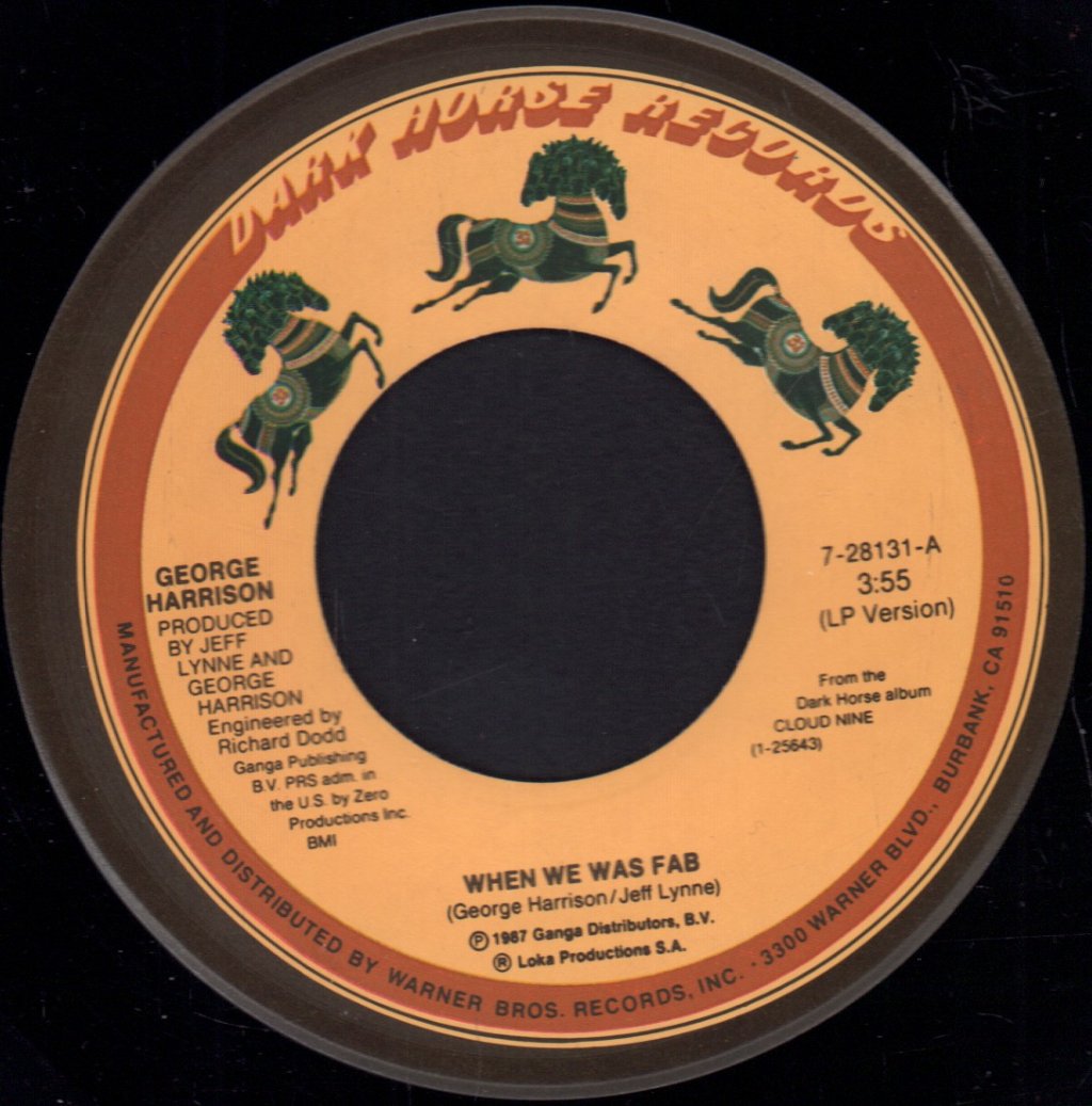 George Harrison - When We Was Fab - 7 Inch
