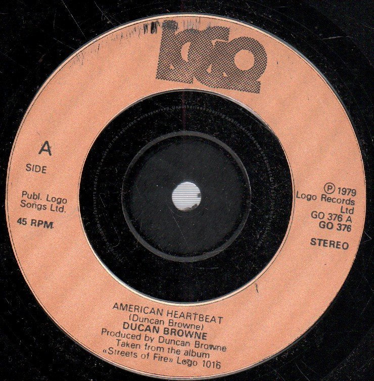 Duncan Browne - American Heartbeat - 7 Inch