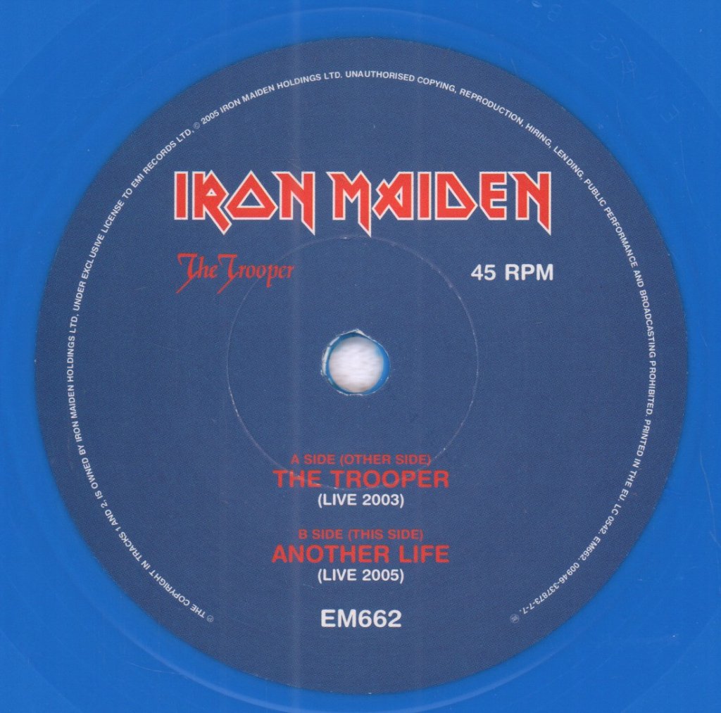 Iron Maiden - Trooper - 7 Inch
