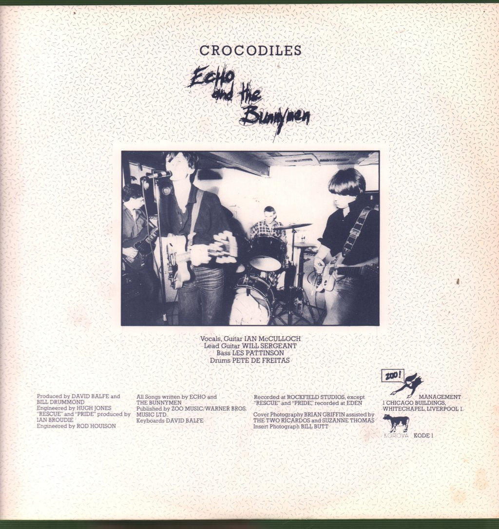 Echo And The Bunnymen - Crocodiles - Lp