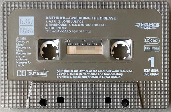 Anthrax - Spreading The Disease - Cassette