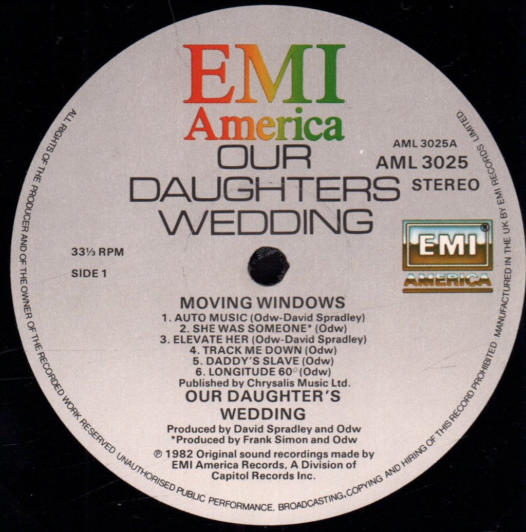 Our Daughters Wedding - Moving Windows - Lp