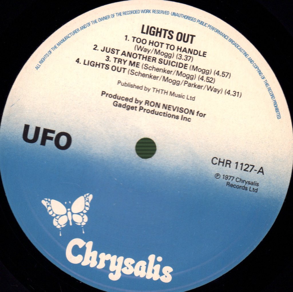 UFO - Lights Out - Lp