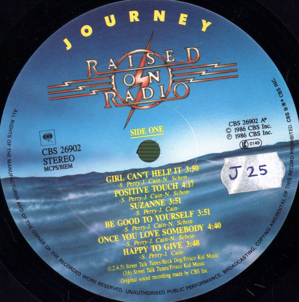 Journey - Raised On Radio - Lp