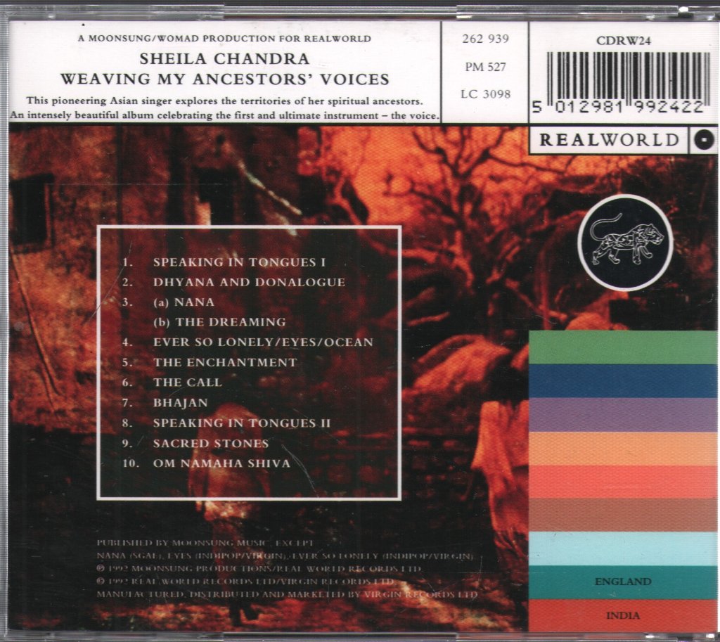 Sheila Chandra - Weaving My Ancestors' Voices - Cd