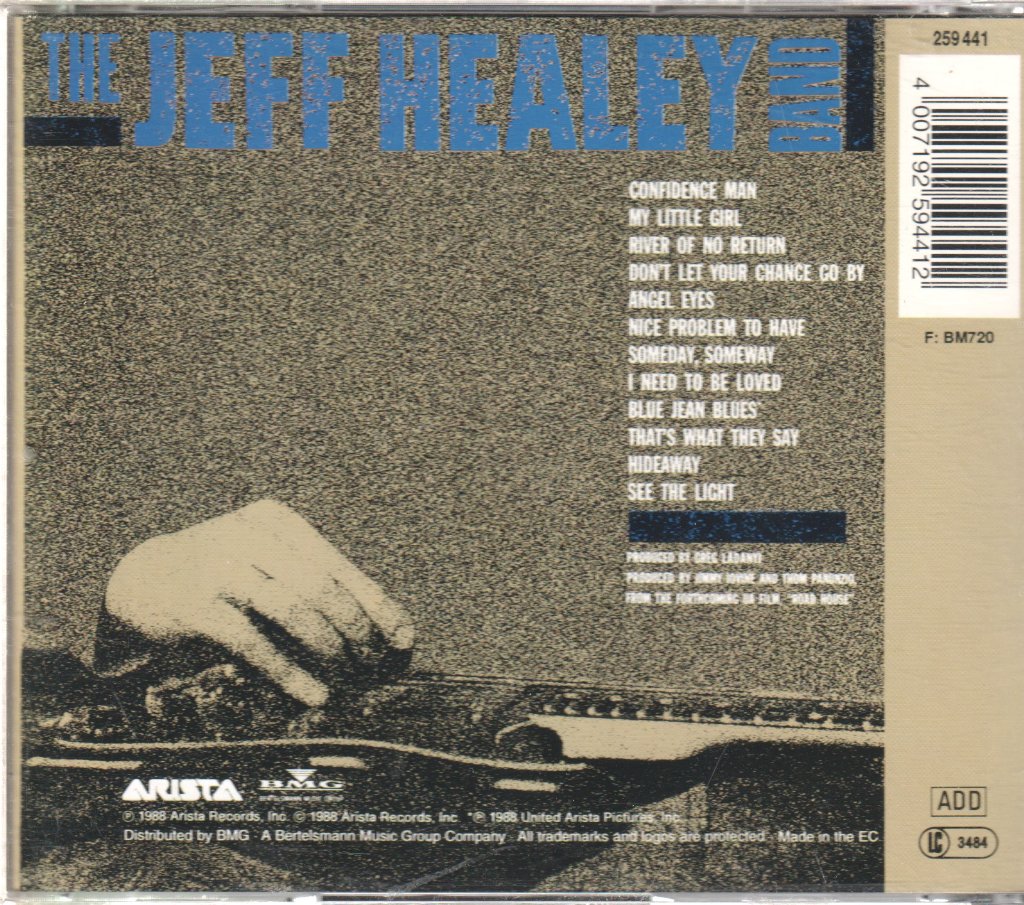 Jeff Healey Band - See The Light - Cd