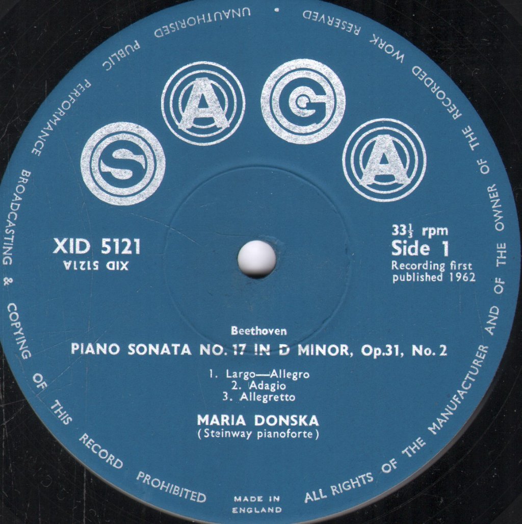 Maria Donska - Beethoven - Schubert - Lp