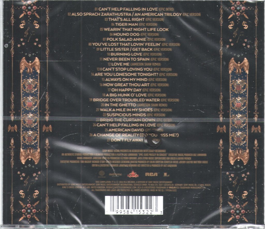 Elvis Presley - EPiC: Elvis Presley In Concert - Cd