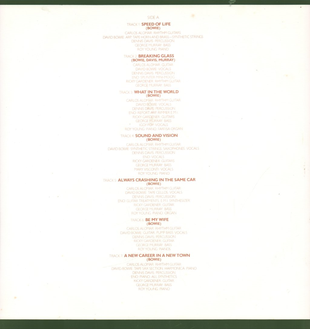 David Bowie - Low - Lp