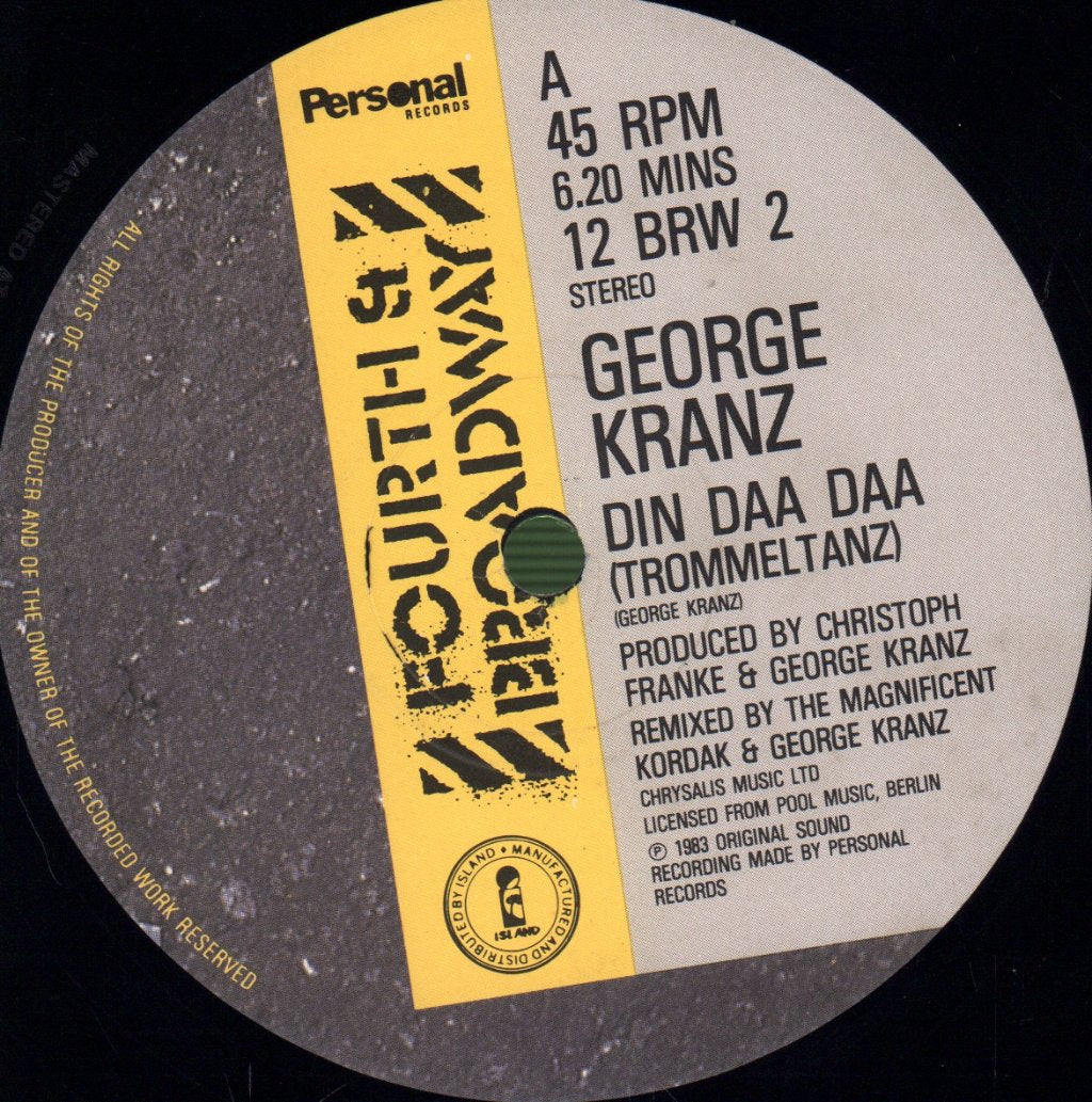 George Kranz - Din Daa Daa (Trommeltanz) - 12 Inch
