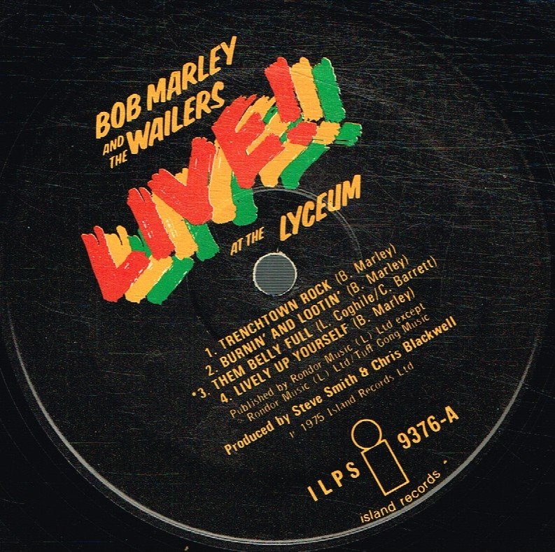 Bob Marley And The Wailers - Live - Lp