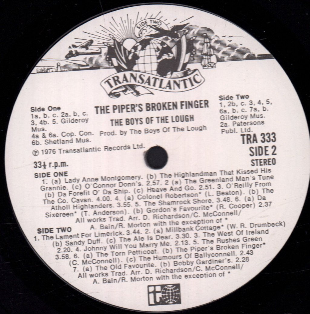 Boys Of The Lough - Piper's Broken Finger - Lp