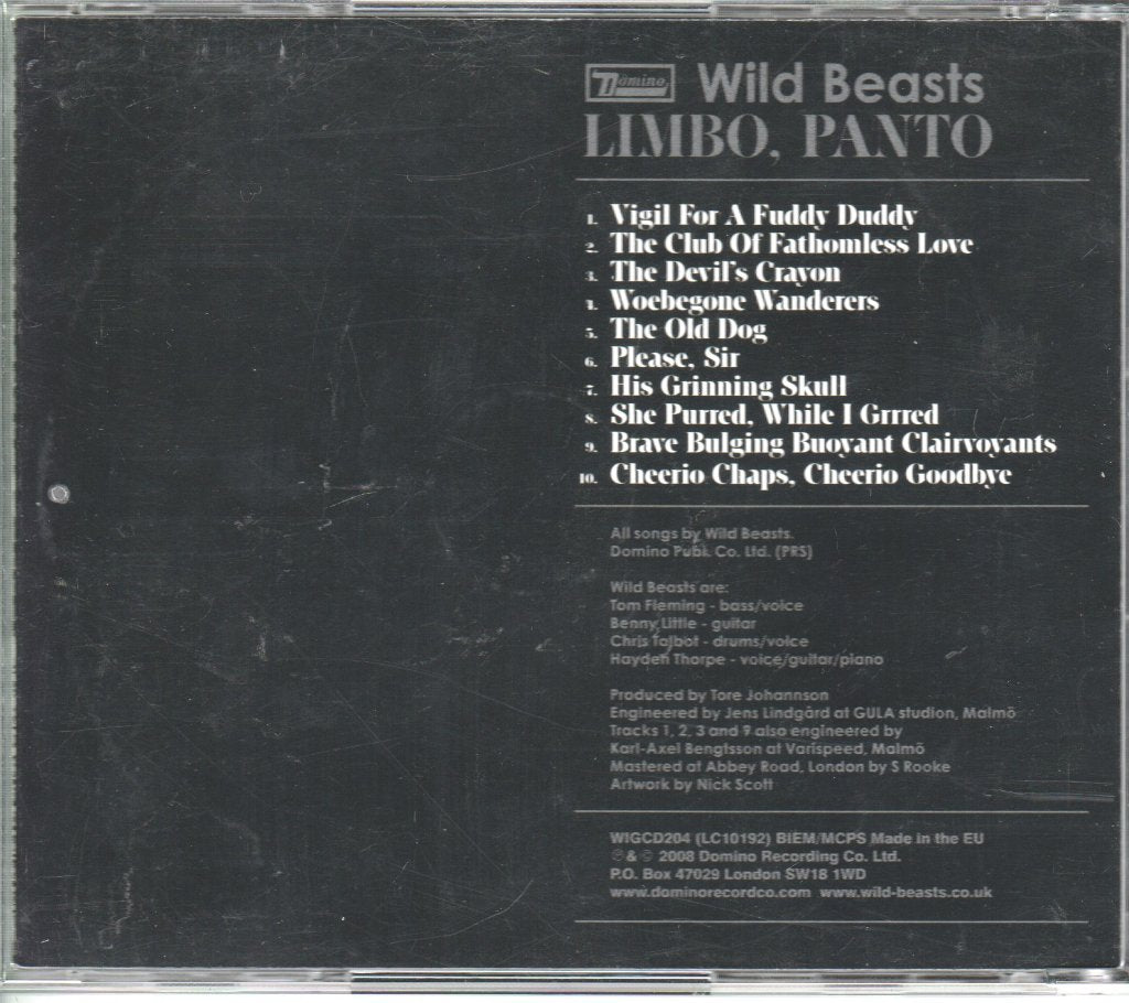 Wild Beasts (Indie) - Limbo Panto - Cd