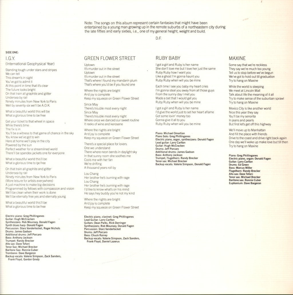 Donald Fagen - Nightfly - Lp