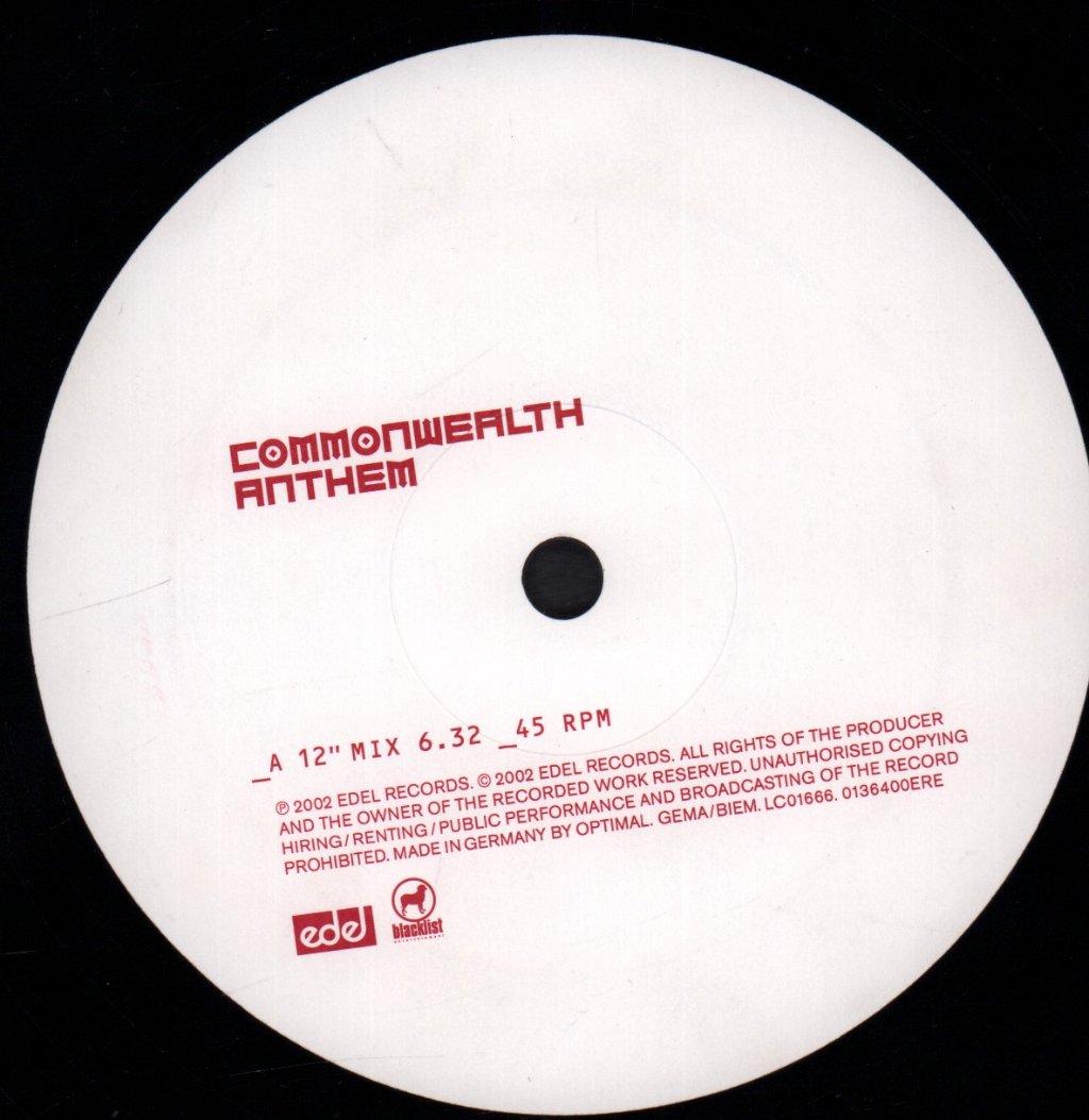 Commonwealth - Anthem - 12 Inch