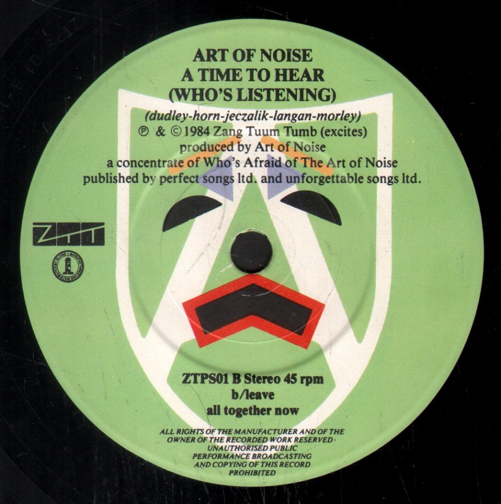 Art Of Noise - Close To The Edit - 7 Inch