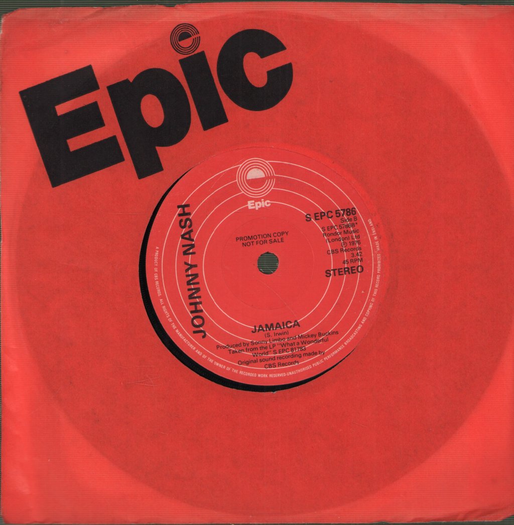 Johnny Nash - Dream Lover - 7 Inch