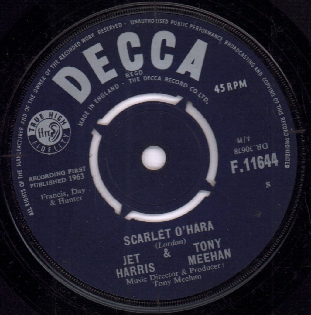 Jet Harris And Tony Meehan - Scarlet O'hara - 7 Inch