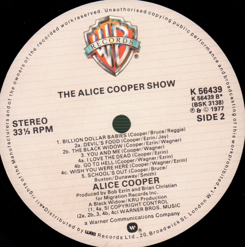 Alice Cooper - Alice Cooper Show - Lp