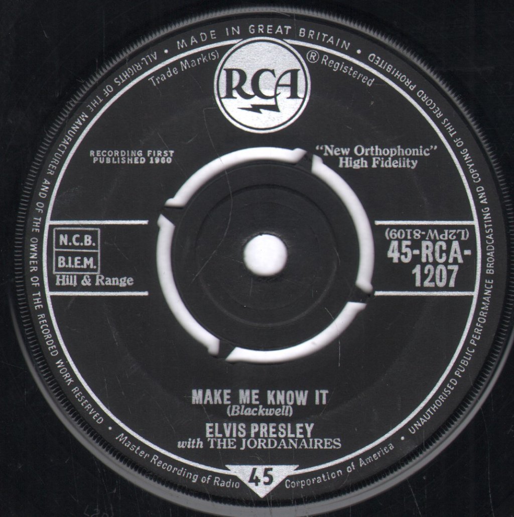 Elvis Presley - It's Now Or Never - 7 Inch