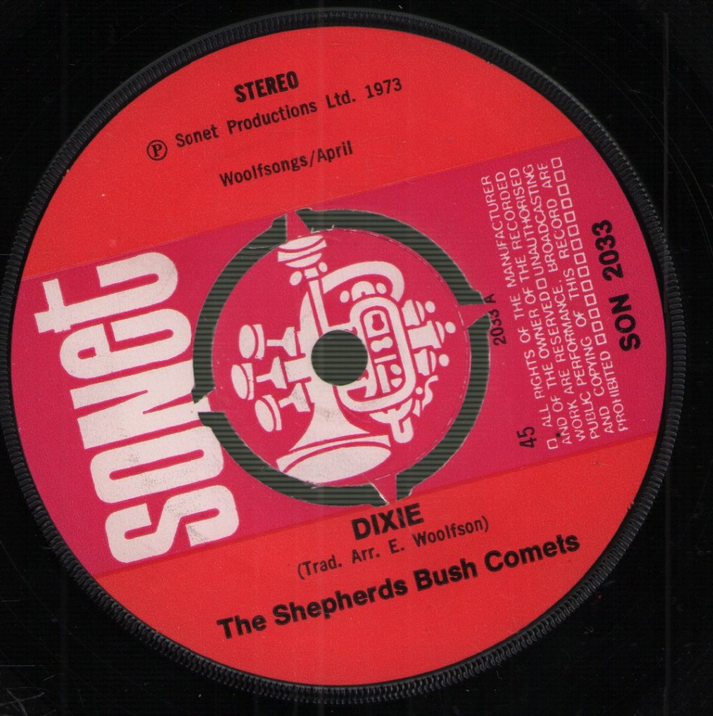 Shepherds Bush Comets - Dixie - 7 Inch