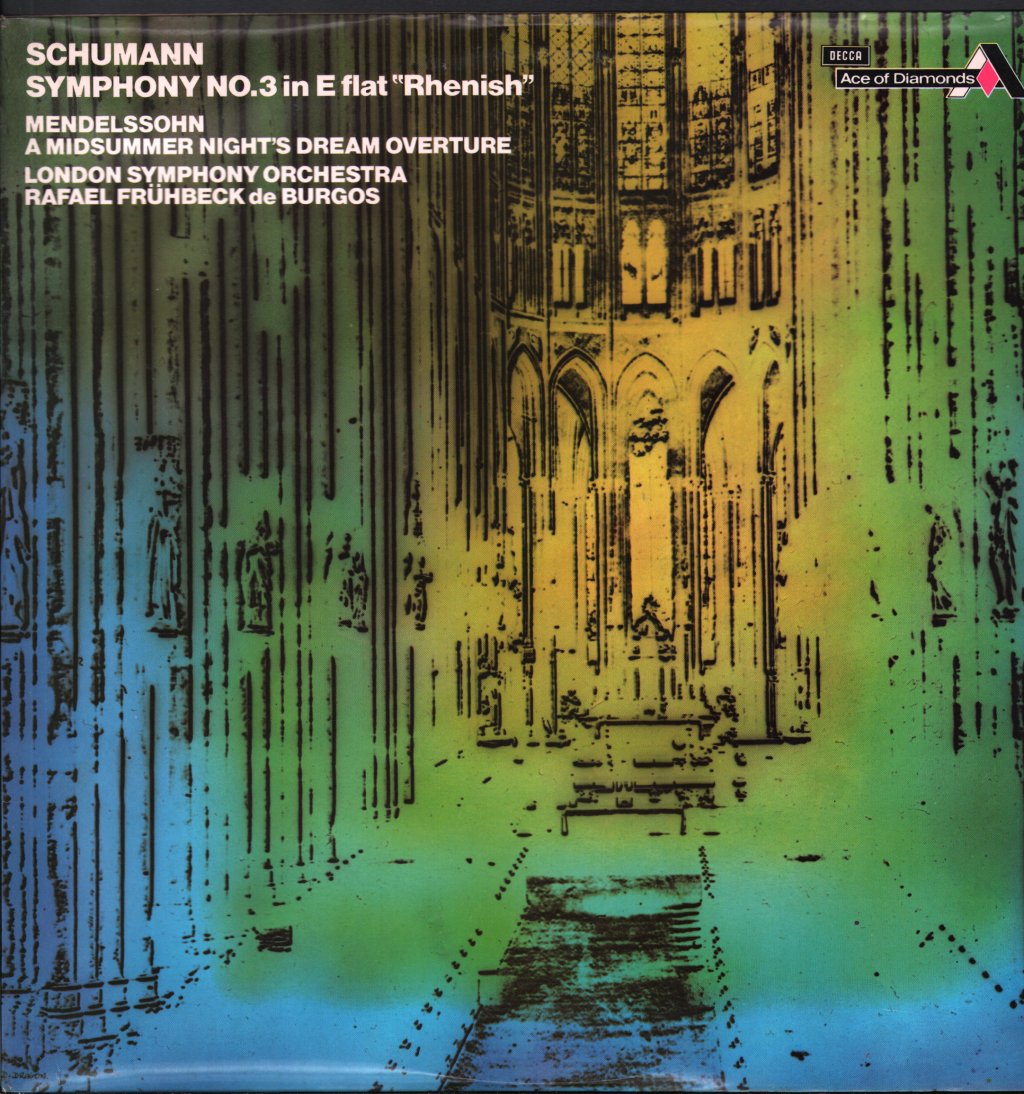 Rafael Fruhbeck De Burgos / London Symphony Orchestra - Schumann - Symphony No.3 In E Flat - Rhenish - Lp