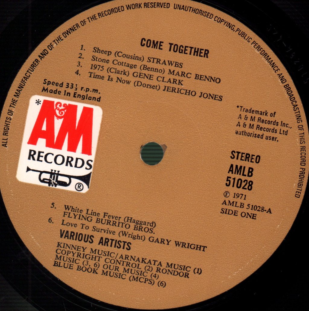 Various Artists - Come Together - Lp