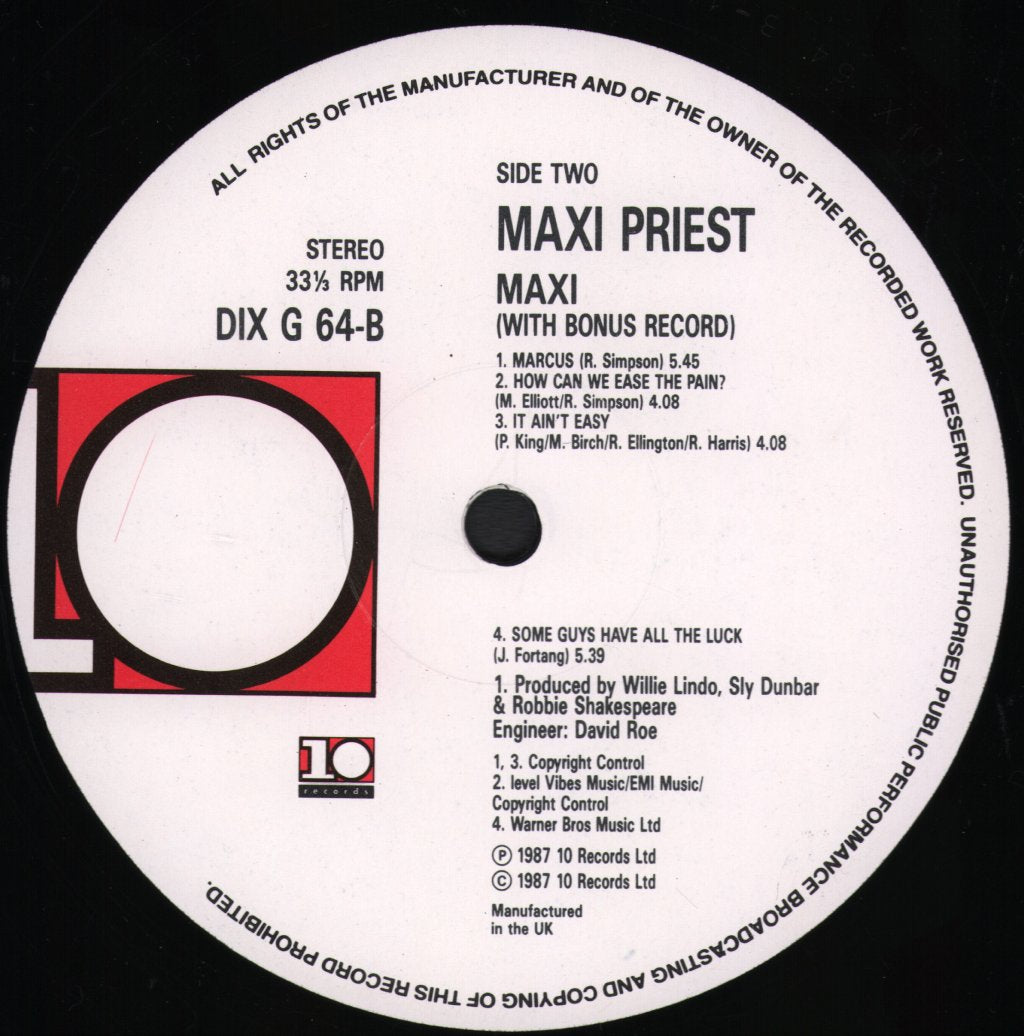 Maxi Priest - Maxi - Lp