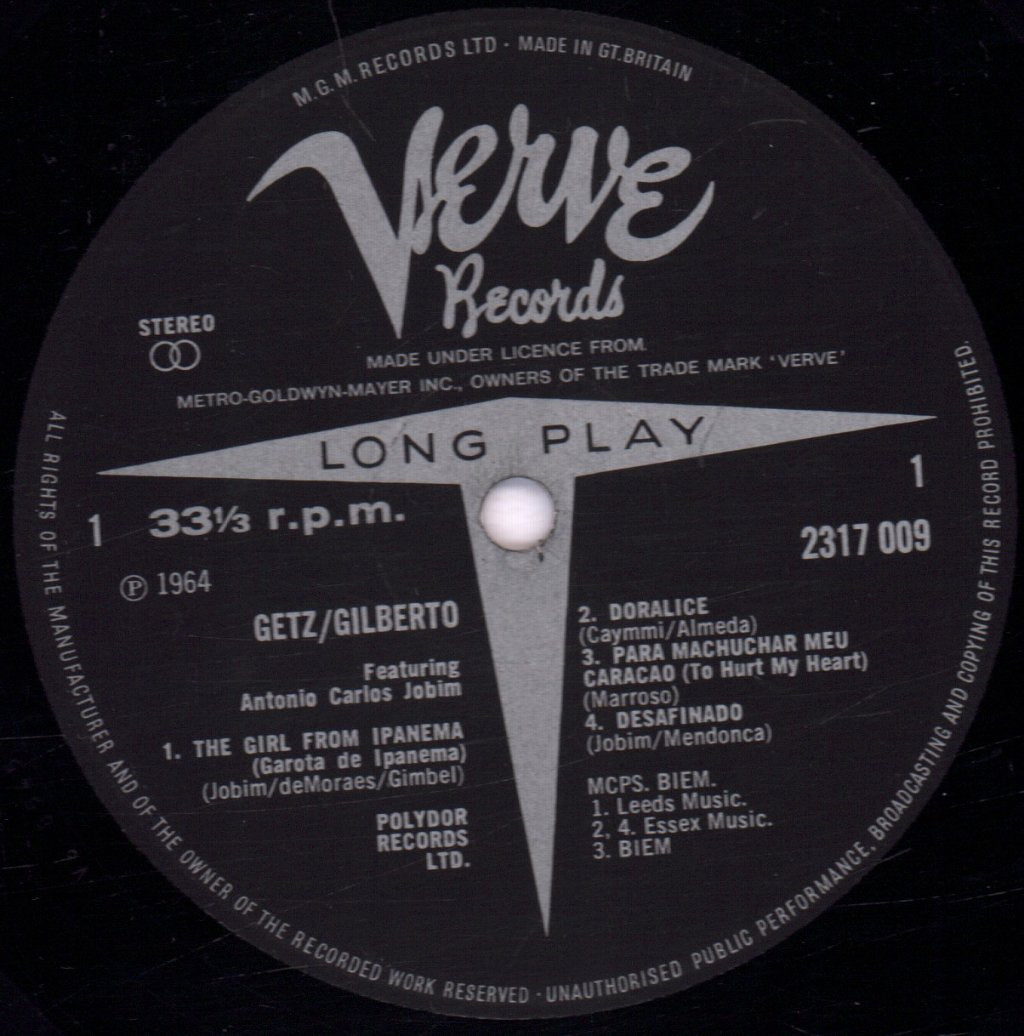 Stan Getz - Getz / Gilberto - Lp