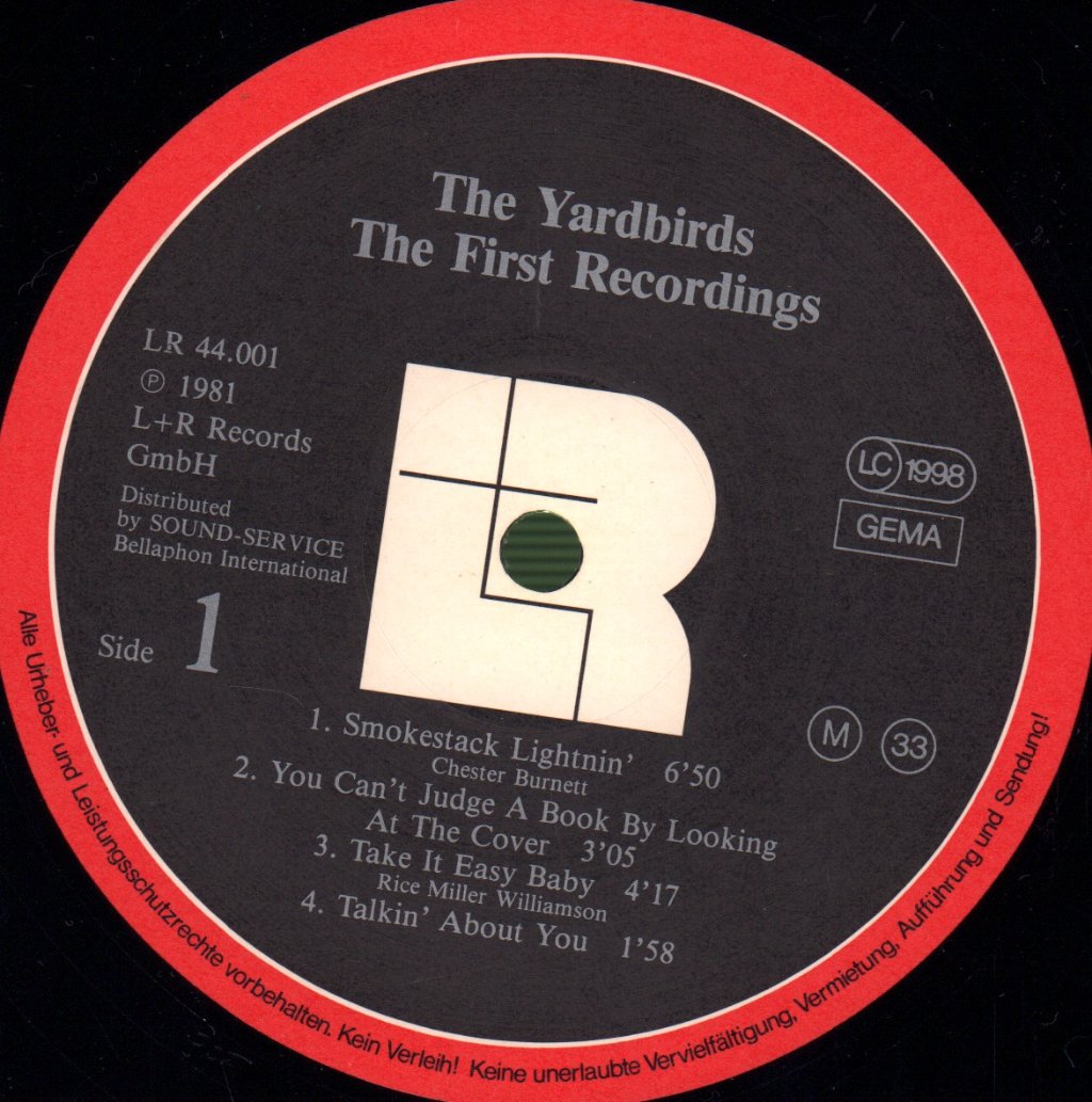 Yardbirds - London 1963 - The First Recordings! - Lp