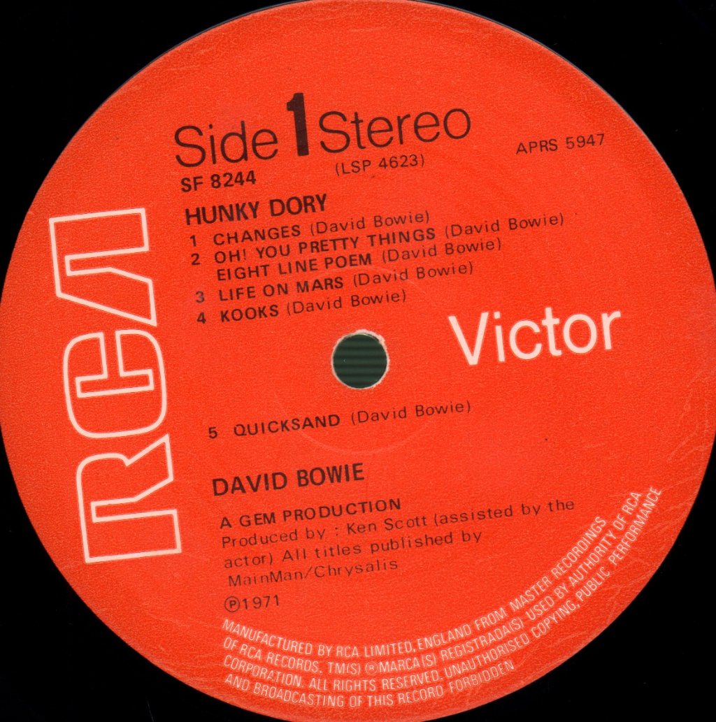 David Bowie - Hunky Dory - Lp