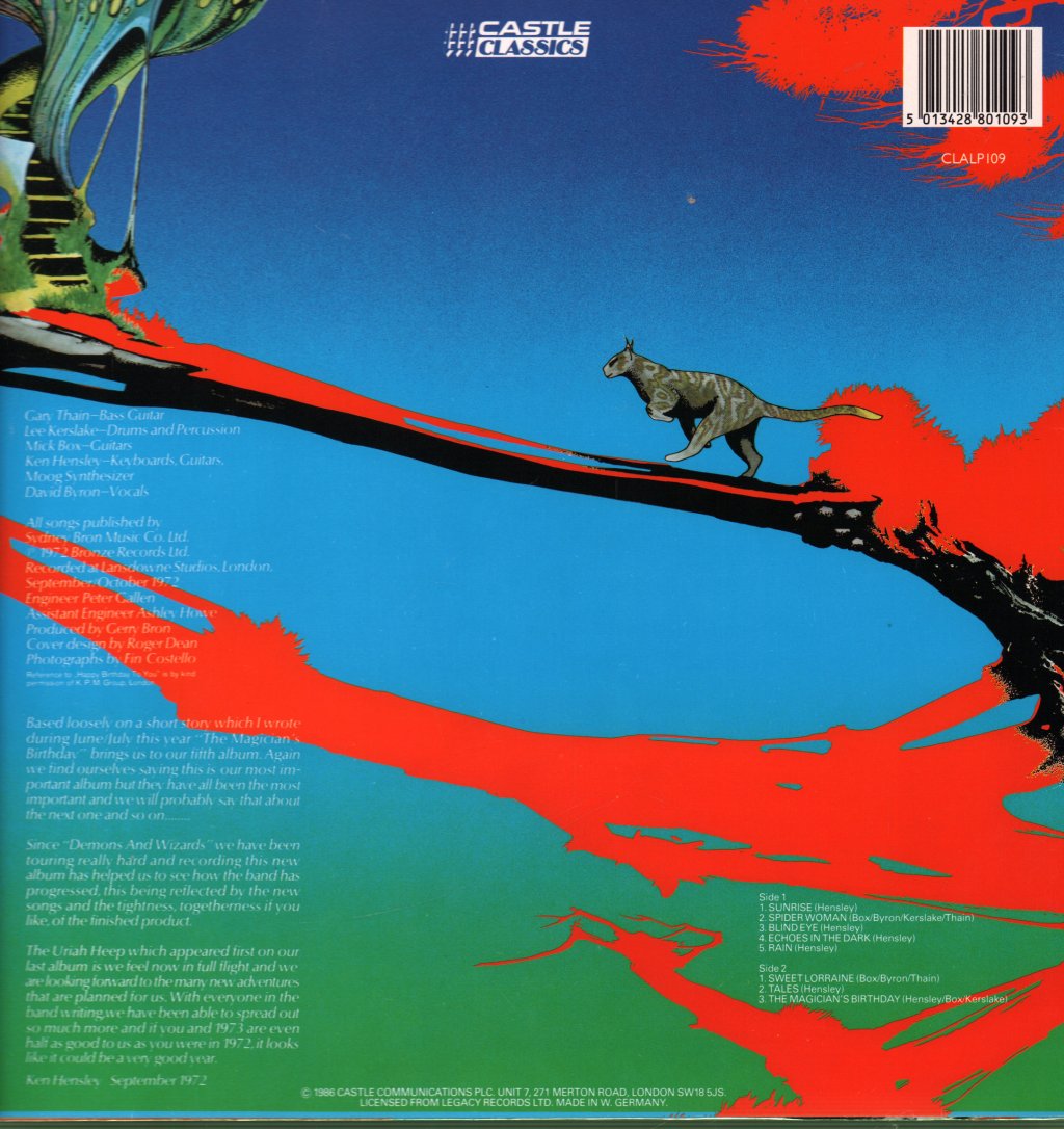 Uriah Heep - Magician's Birthday - Lp