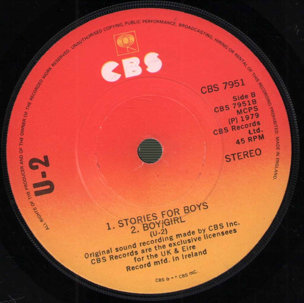 U2 - Three - 7 Inch