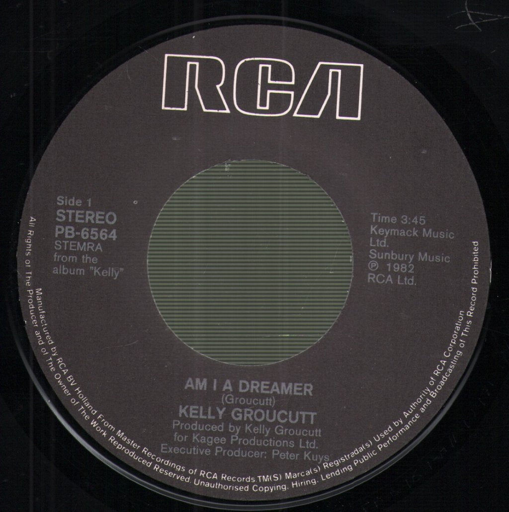 Kelly Groucutt - Am I A Dreamer - 7 Inch