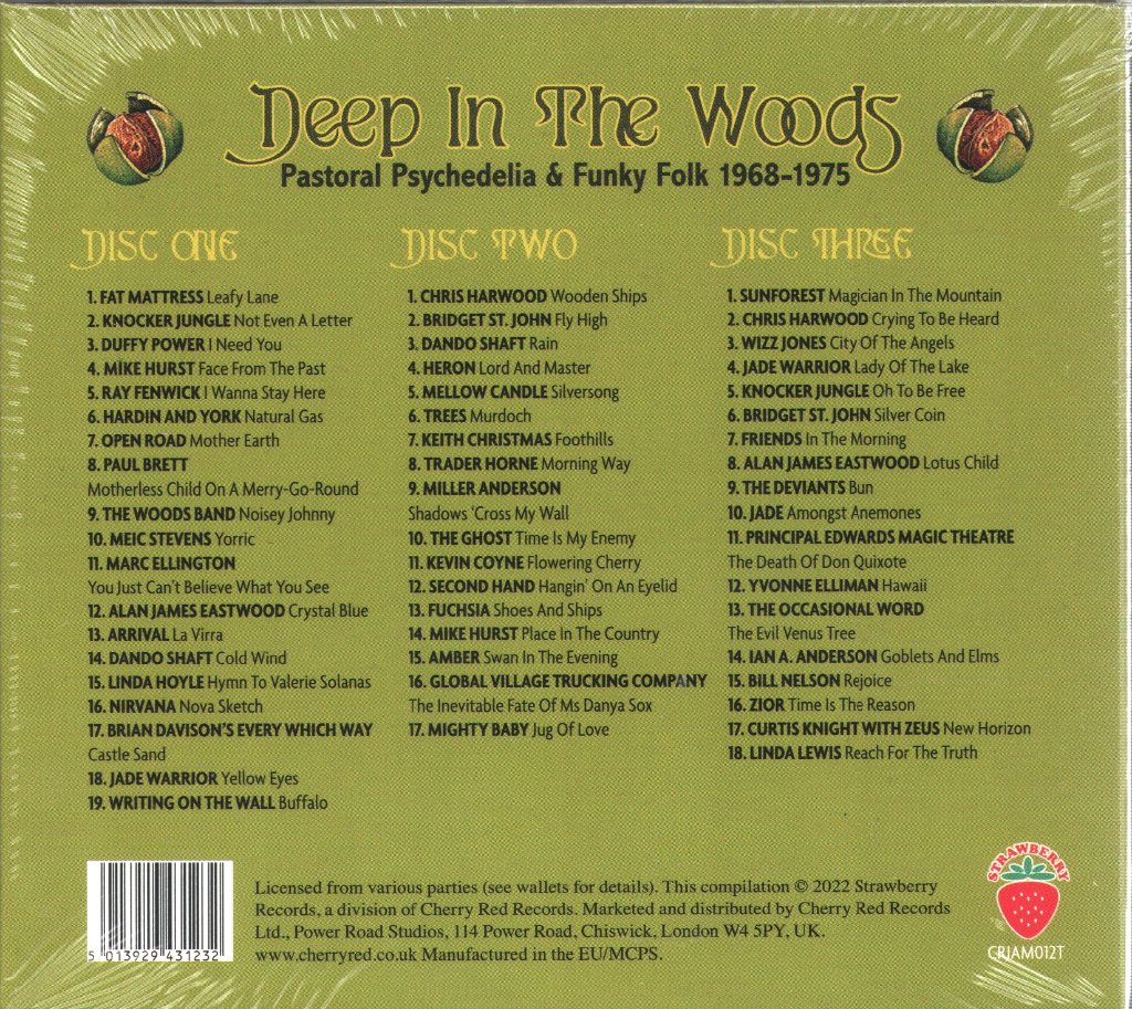 Various Artists - Deep In The Woods: Pastoral Psychedelia & Funky Folk 1968-75 - Triple Cd