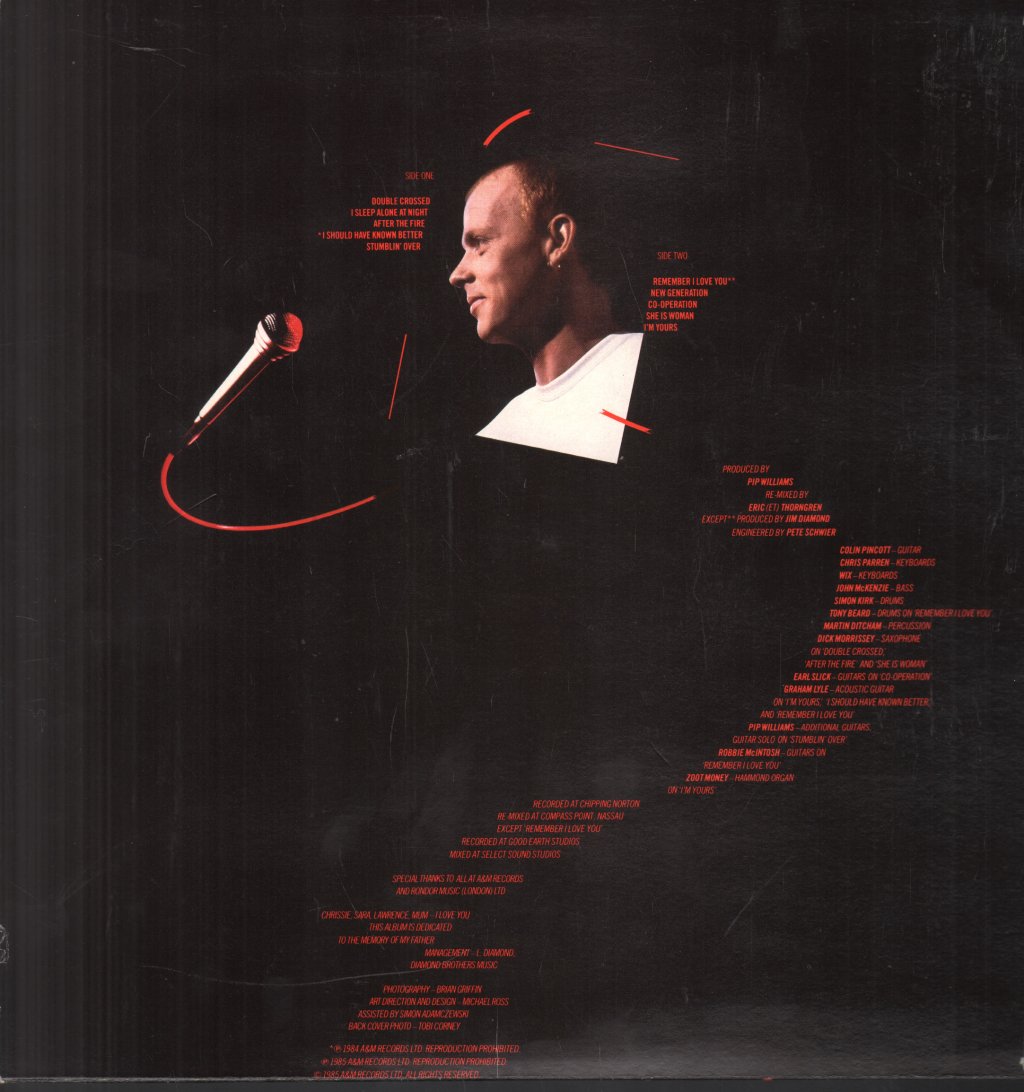 Jim Diamond - Double Crossed - Lp