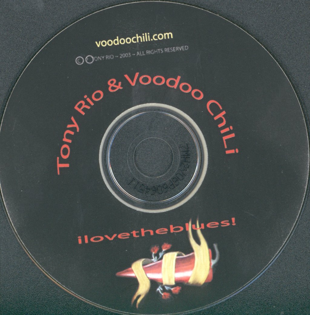 Tony Rio And Voodoo Chili - ILoveTheBlues - Cdr