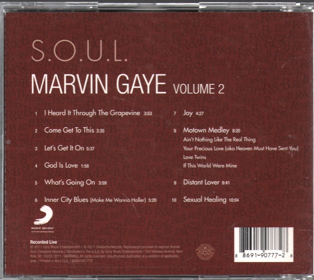 Marvin Gaye - S.O.U.L. Volume 2 - Cd