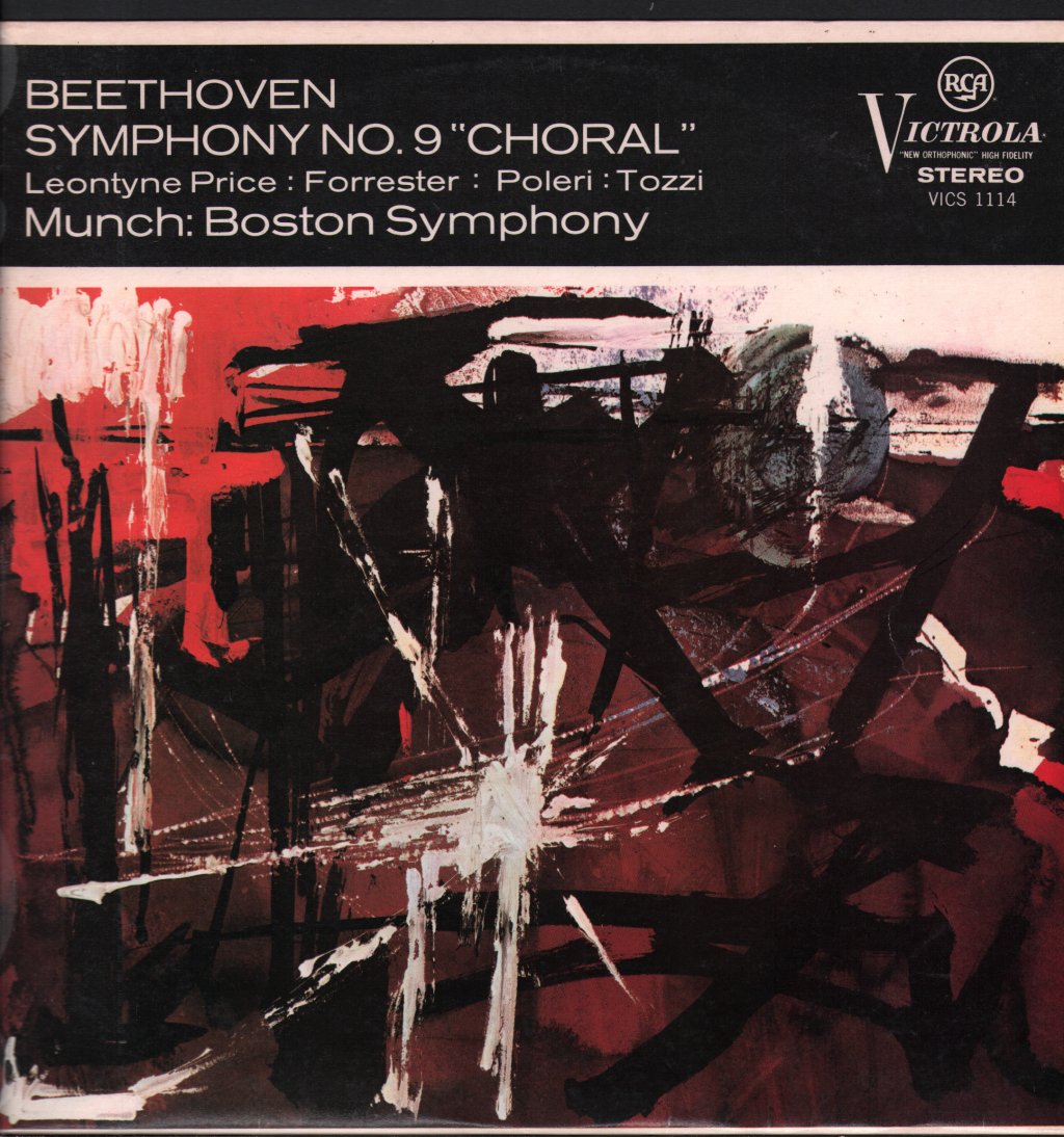 Leontyne Price / Charles Munch / Boston Symphony Orch. - Beethoven - Symphony No.9 Choral - Lp