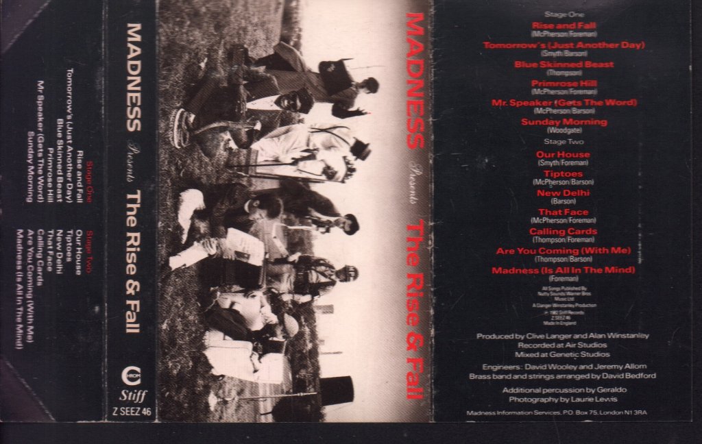 Madness - Presents The Rise And Fall - Cassette