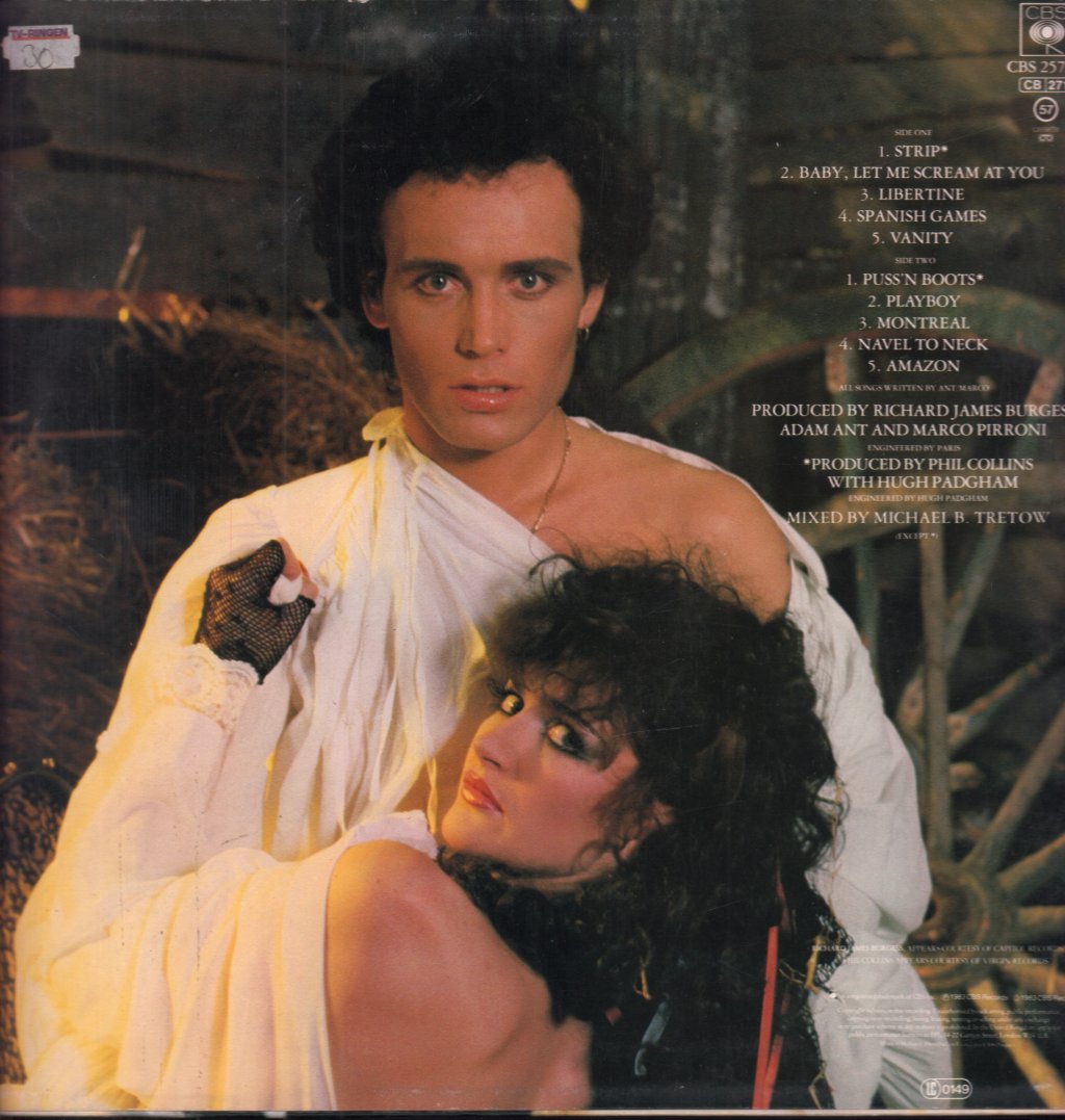 Adam Ant - Strip - Lp