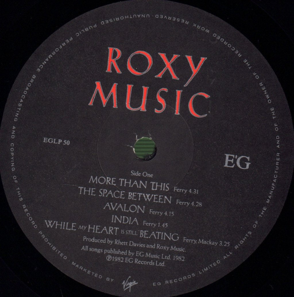Roxy Music - Avalon - Lp