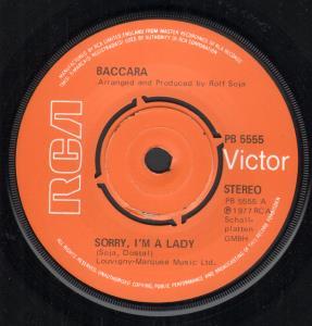 Baccara - Sorry I'm A Lady - 7 Inch