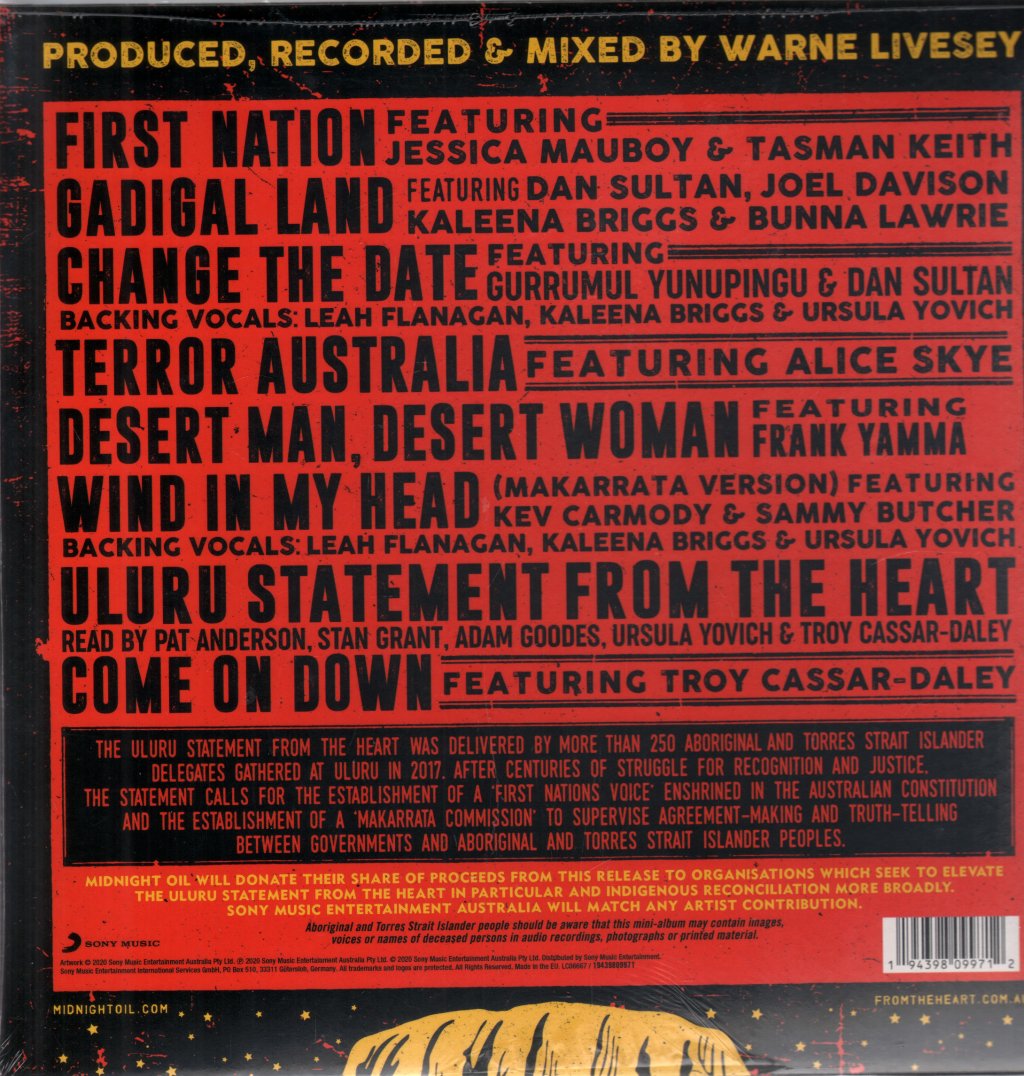 Midnight Oil - Makarrata Project - Lp