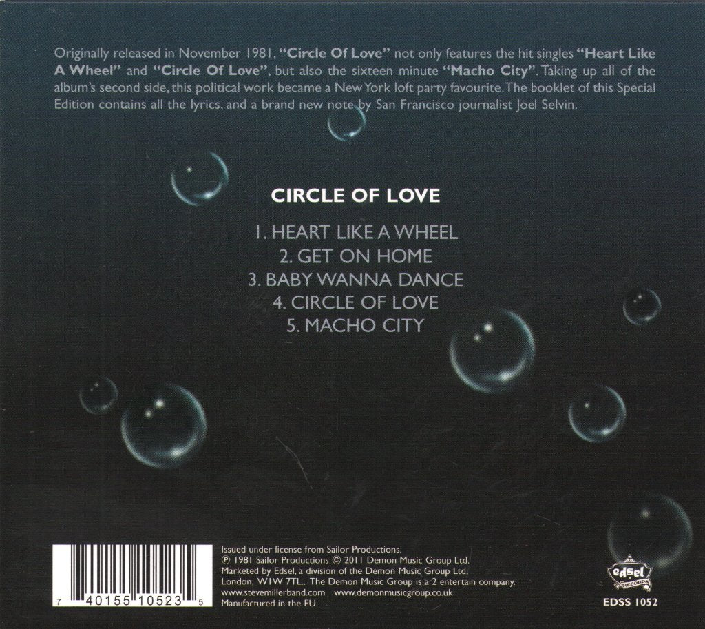 Steve Miller Band - Circle Of Love - Cd