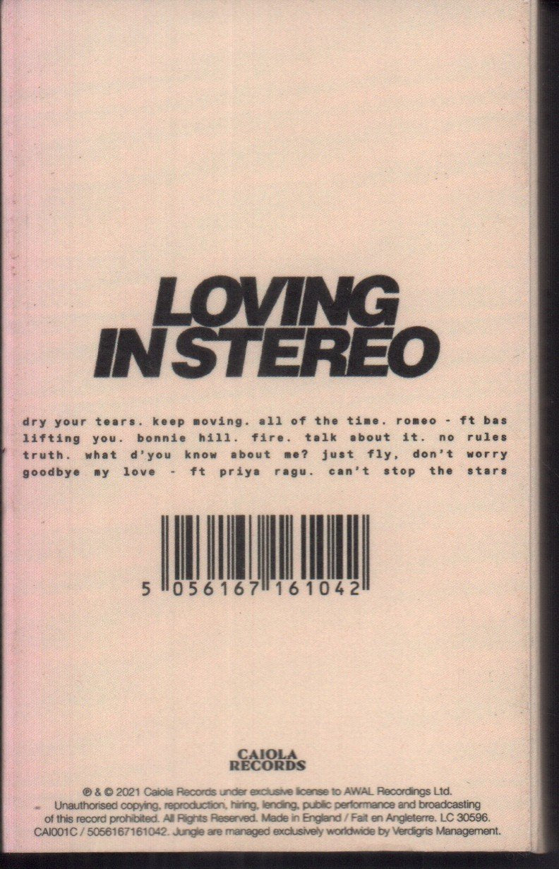 Jungle - Loving In Stereo - Cassette
