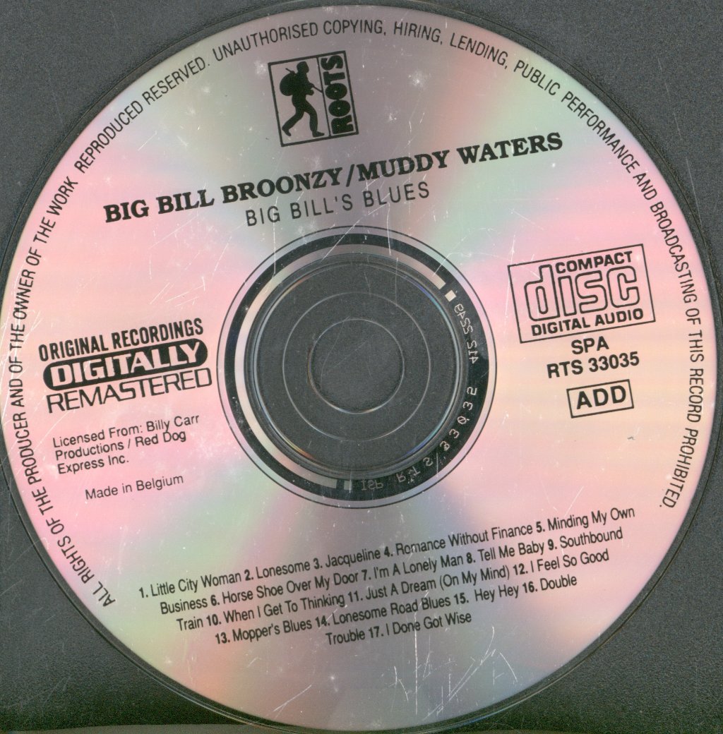 Big Bill Broonzy, Muddy Waters - Big Bill's Blues - Cd