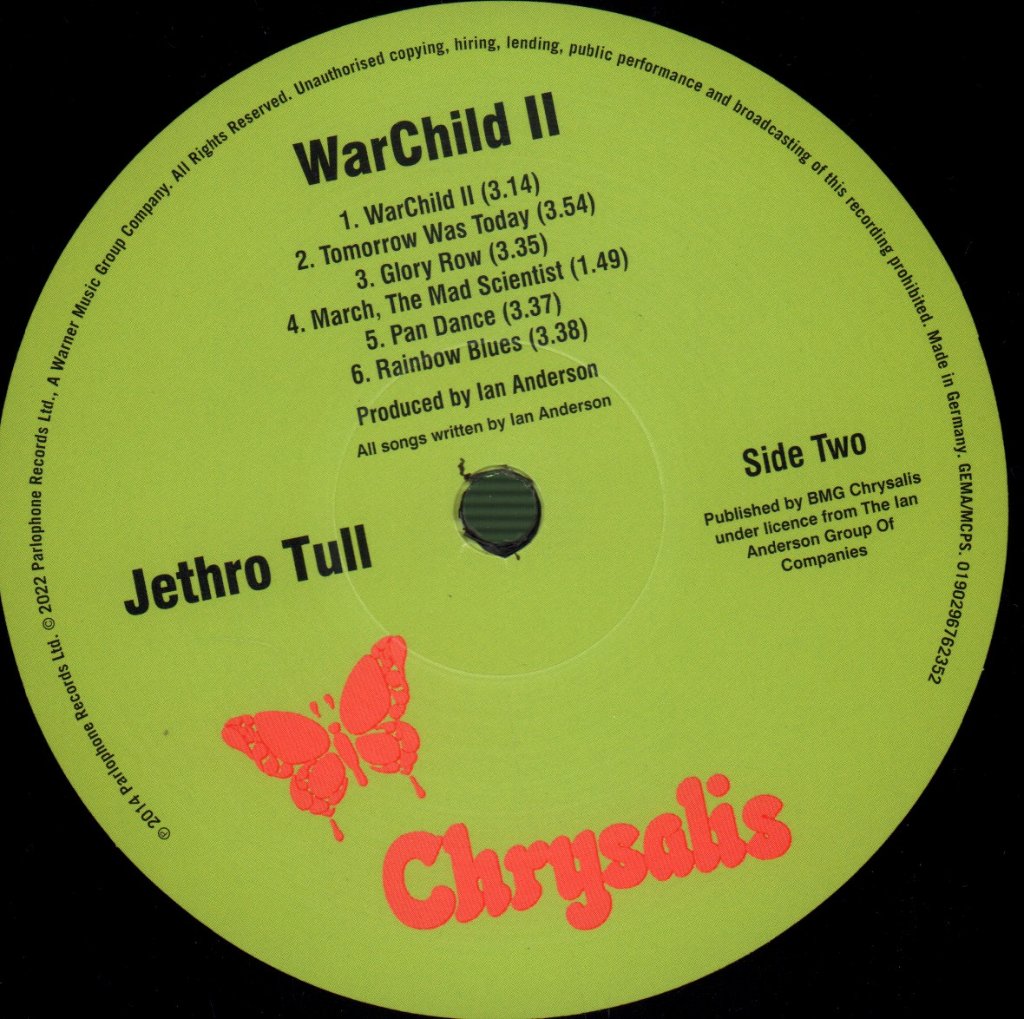 Jethro Tull - WarChild II (Steven Wilson Remix) - Lp