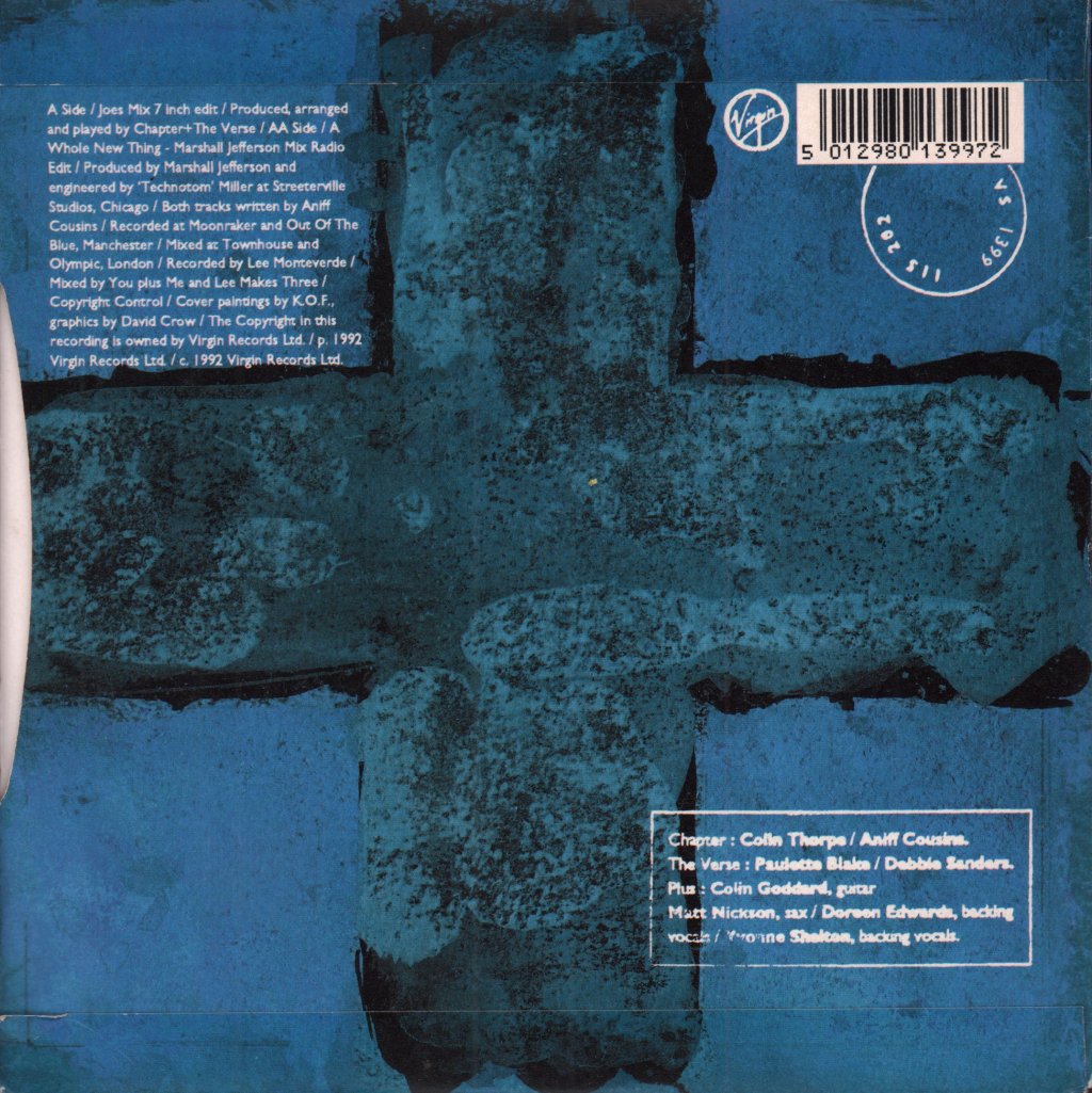 Chapter And The Verse - Thank You To Be Free - 7 Inch